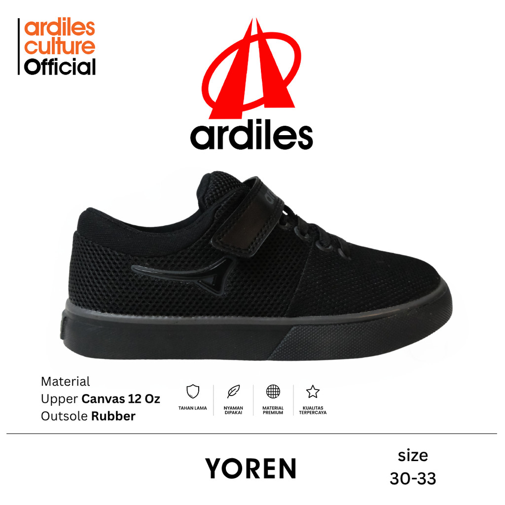 ARDILES CULTURE SEPATU SNEAKERS KANVAS KETS  ANAK LAKI KEKINIAN YOREN