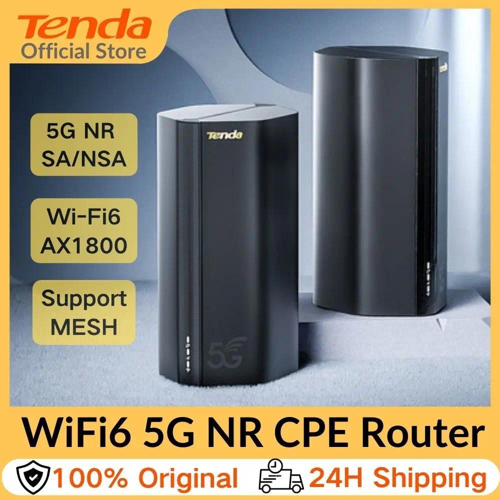 Tenda 5G SIM WiFi6 Router AX1800 AX3000 WiFi 6 Wireless CPE Modem WiFi Hotspot 5G4G3G MultiMode 24Gh