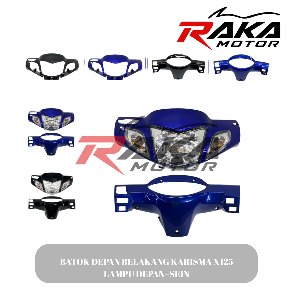 Batok Karisma 125 / batok kepala karisma 125 D / karisma 125 D Biru Hitam