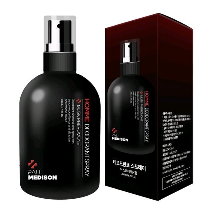 Paul Medison Homme Deodorant Spray Woody Pheromone 200ml Korea - Musk Pheromone