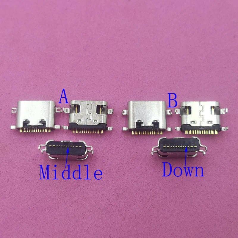 2-100Pcs Charging Plug Charger Dock Type C USB Connector For Blackview BV9900E BL5000 A80 A8 Plus P6