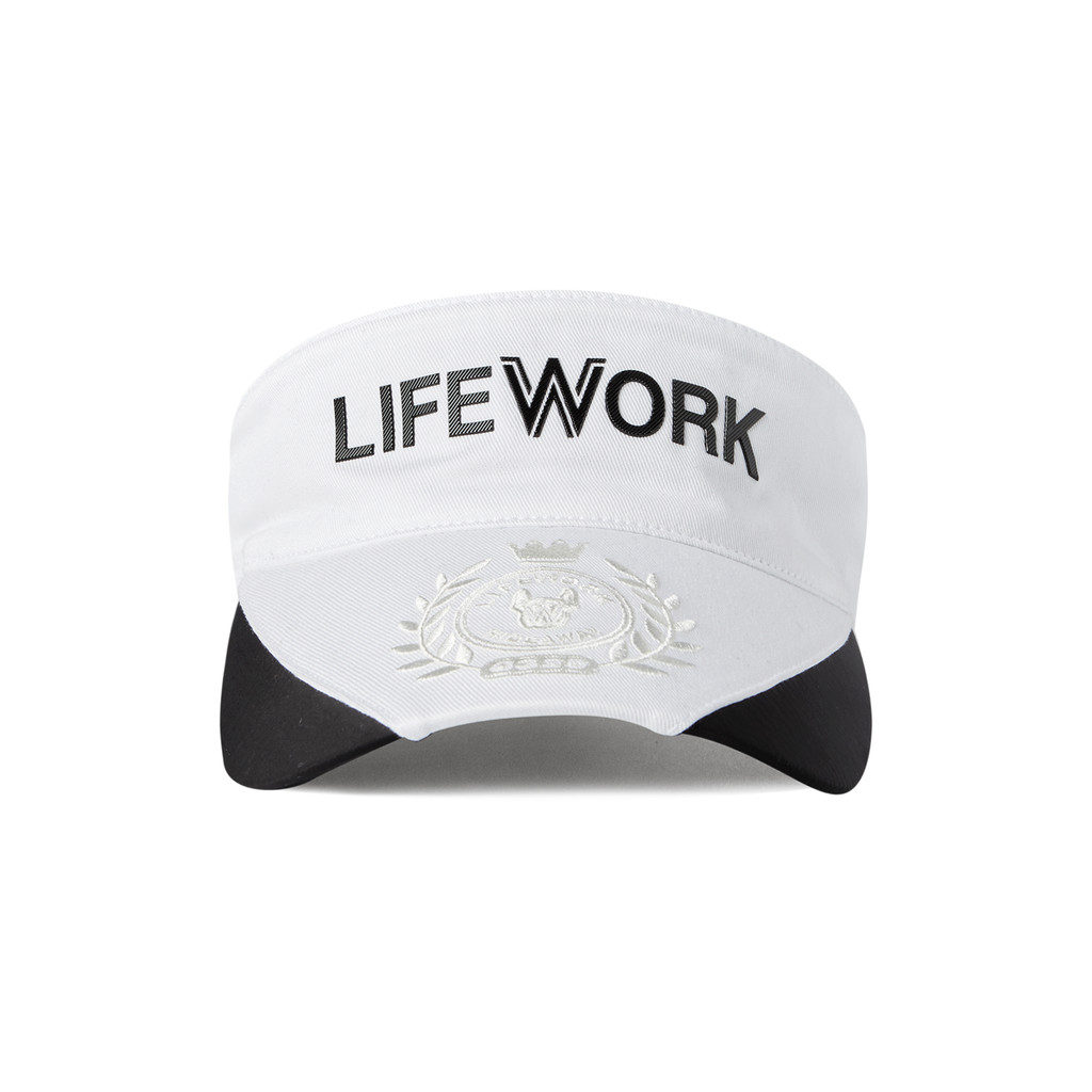LIFEWORK - Baylor Ladok Embossed Sun Visor White - Topi Acc Putih Unisex