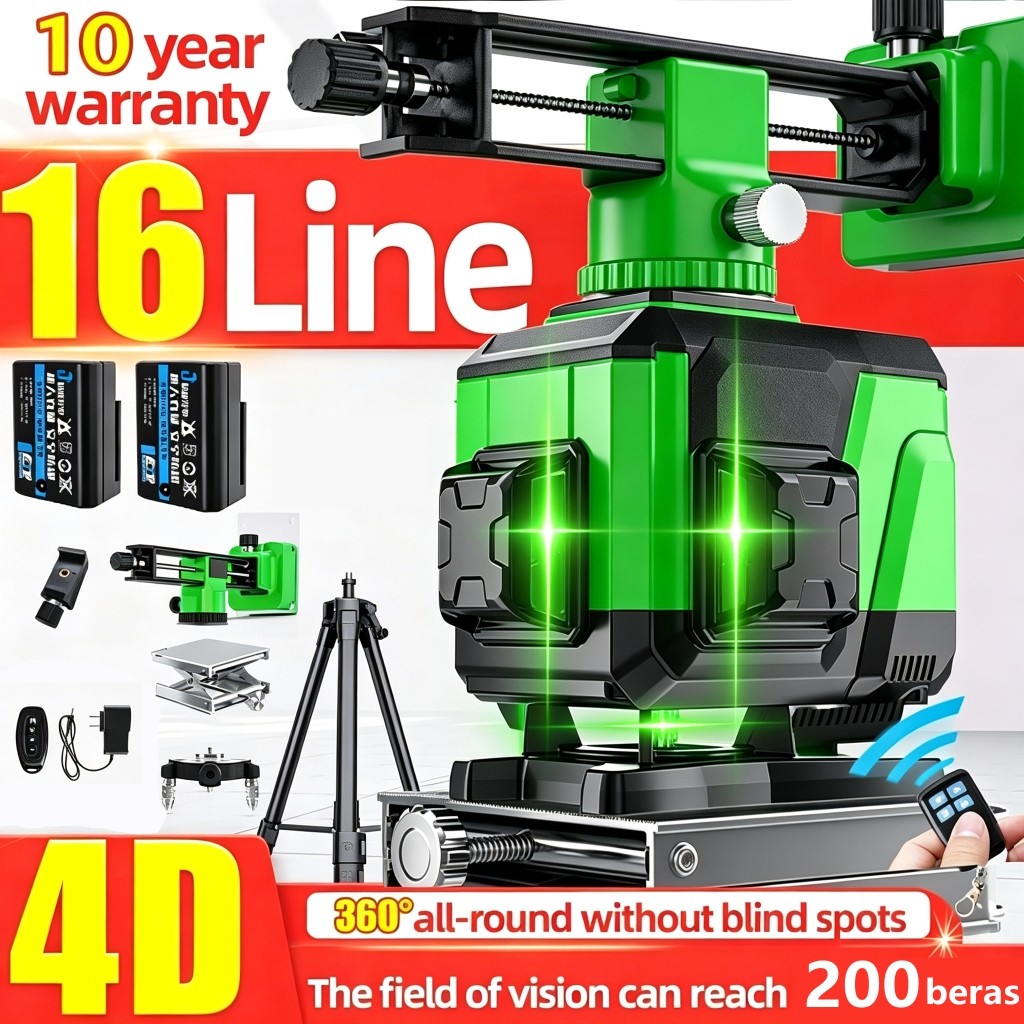 DaniCV COD Laser level 4D Waterpass Mesin Self Digital Meteran Laser Multifungsi  laser multifungsi 