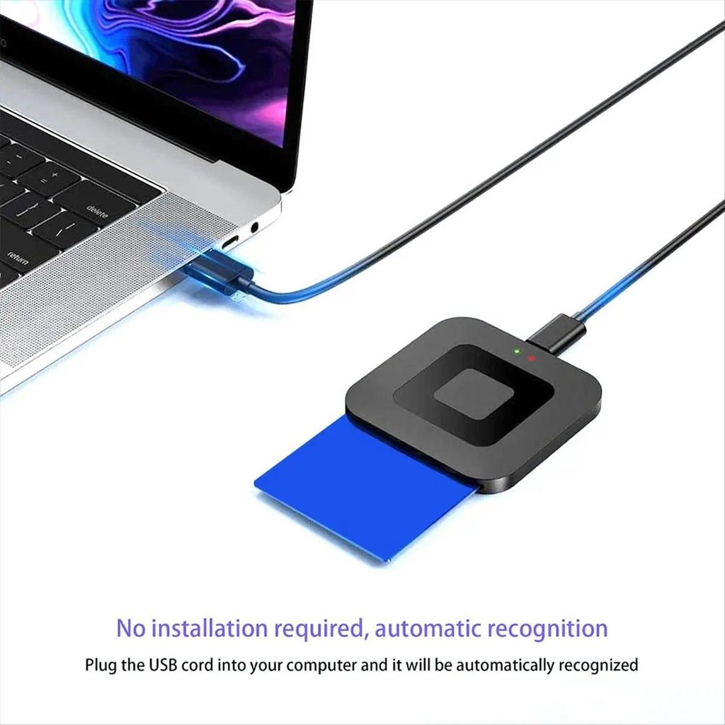 A64I Portable USB2.0 Intelligent Card Reader for DNIE ATM IC ID Bank SIM Card Common Access Tax Decl