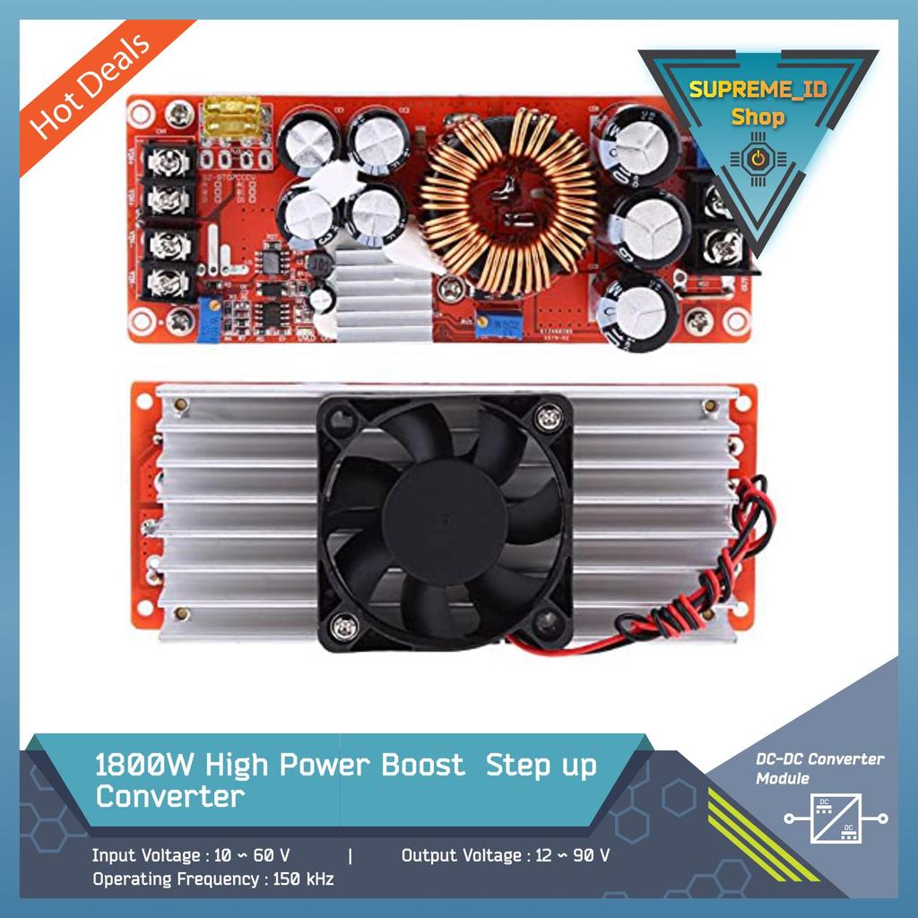1800W 40A High Power DSKJ DC-DC Power Supply Step Up Boost Converter | 1800W 40A