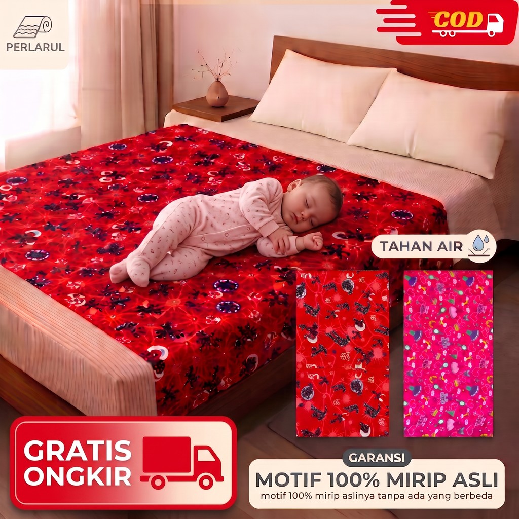 Perlak Ompol Bayi Atau Manula Anti Air/Permeter Meteran X 147 Cm Perlak Kasur Anti Ompol