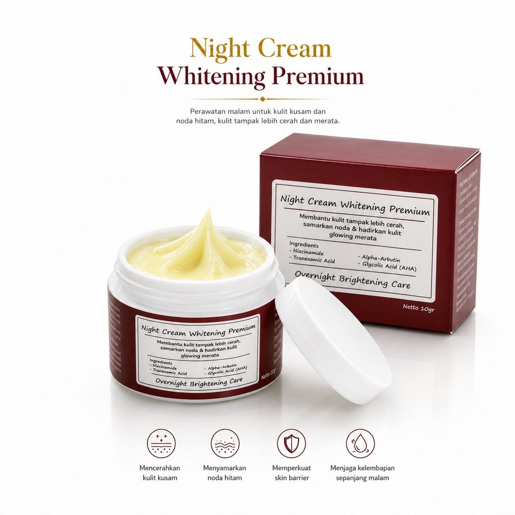 FAST DERM - Night Cream Whitening Premium