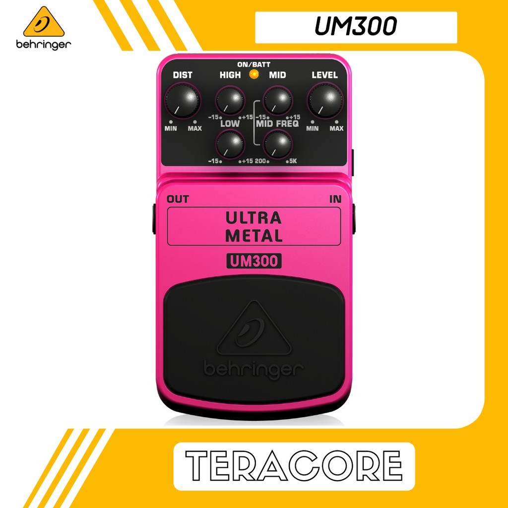 Behringer UM300 Heavy Metal Distortion Stompbox Pedal Efek Gitar