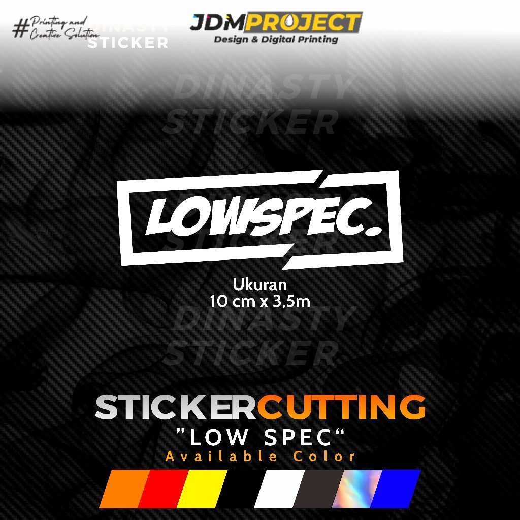 Bikin Merch - STICKER STIKER CUTTING LOW SPEC