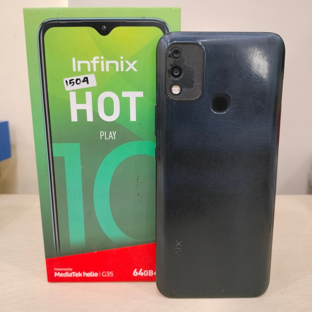 Handphone Infinix Hot 10 Play Ram 4/64GB (Cek Deskripsi Minus 2306) 051504