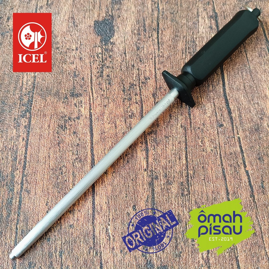 Sharpening steel Icel 20 cm 941.9834.20 pengasah Pisau universal Asahan Original Portugal