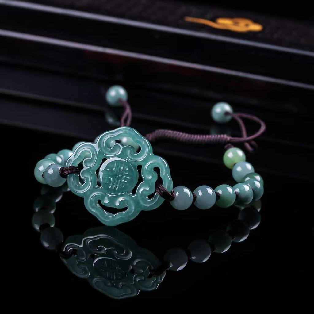 Giok giok alami Gelang A, gelang asli, model pria dan wanita.