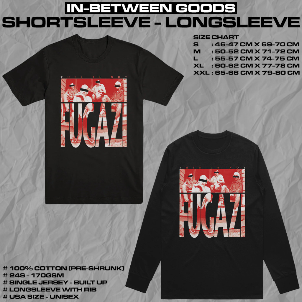 FUGAZI - THIS IS NOT FUGAZI | T-SHIRT | LONGSLEEVE | BAND MERCH1