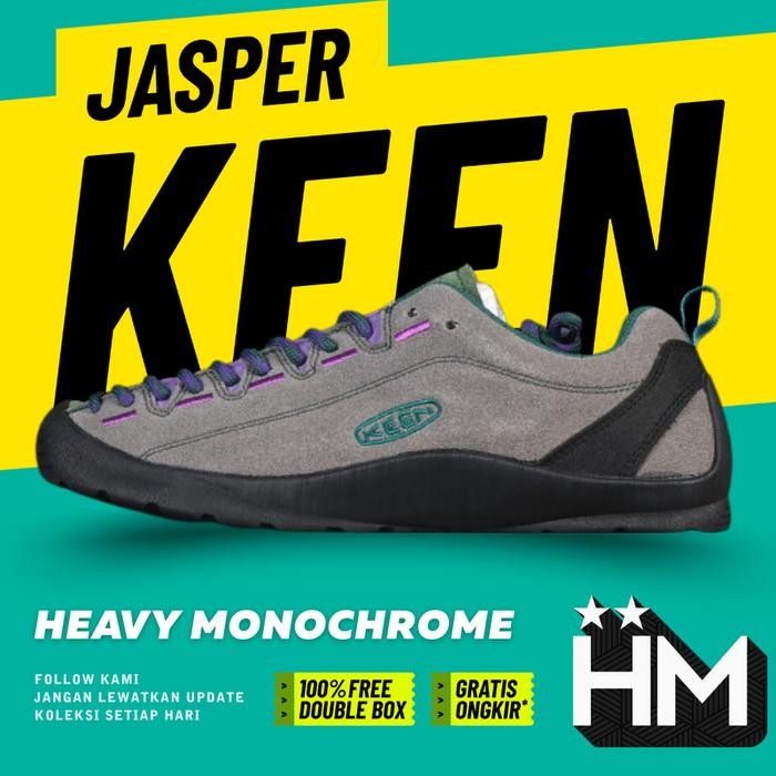 Keen Jasper Outdoor Shoes Iron Grey Sneaker (Size 36-45)