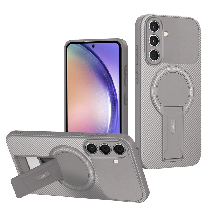 For Samsung Galaxy A54 A52 A36 Phone Case Carbon Fibre Hard Lens Protect Magnetic Waterproof for Sam