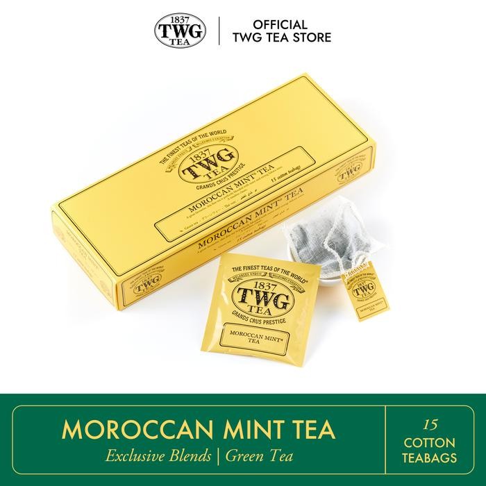 [  STECUU ] TWG Tea ǀ Moroccan Mint Tea, Cotton Teabag