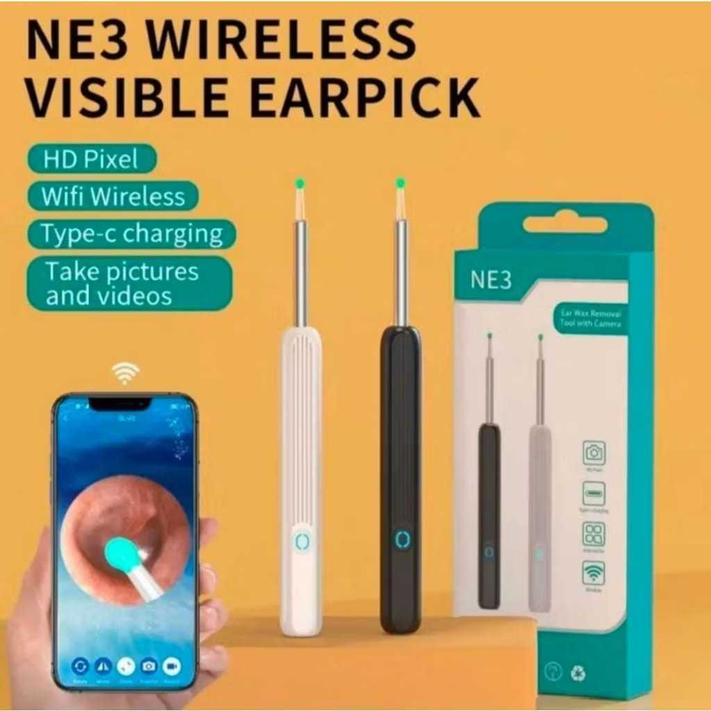 Korek Kuping Pembersih Telinga Korek Kuping LED Smart Wireless Pembersih Kuping Bayi Pembersih telin