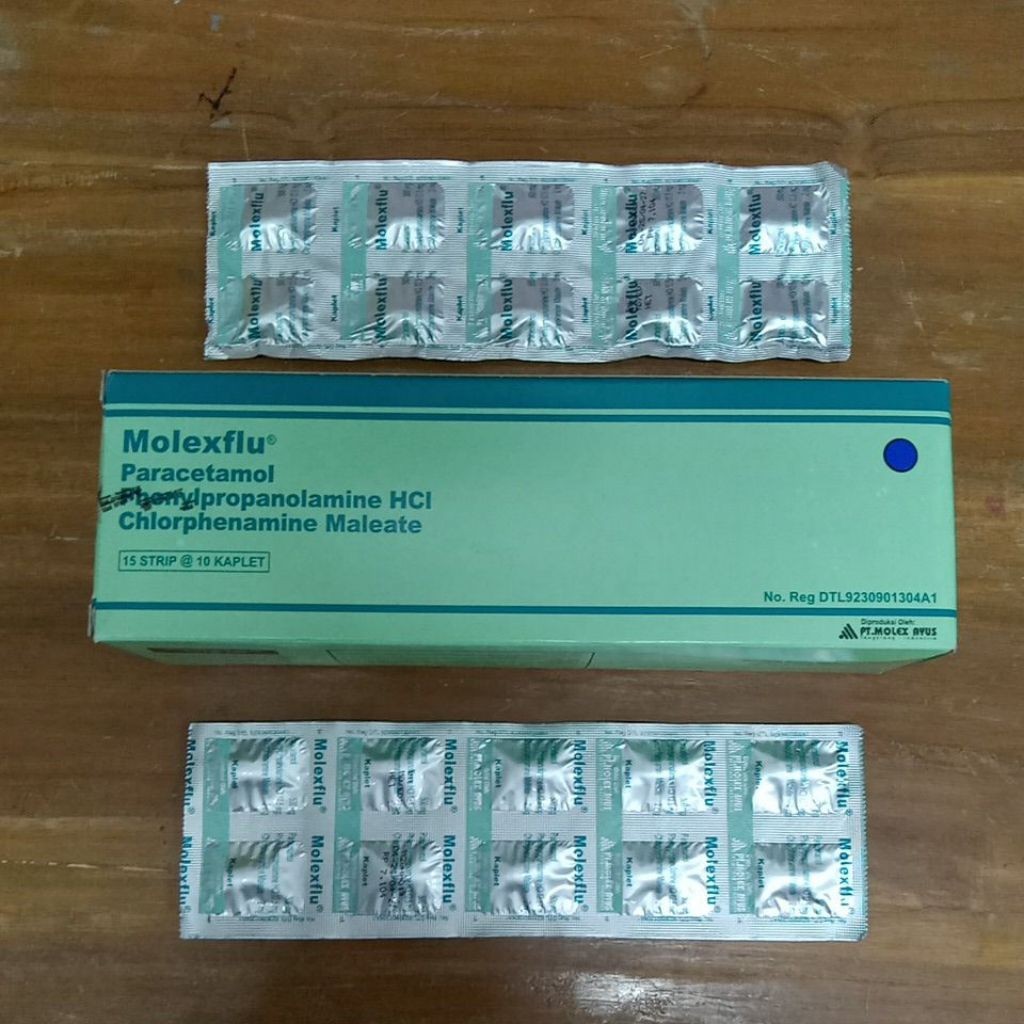 Molexflu Tablet 1 Strip 10 Tablet Original