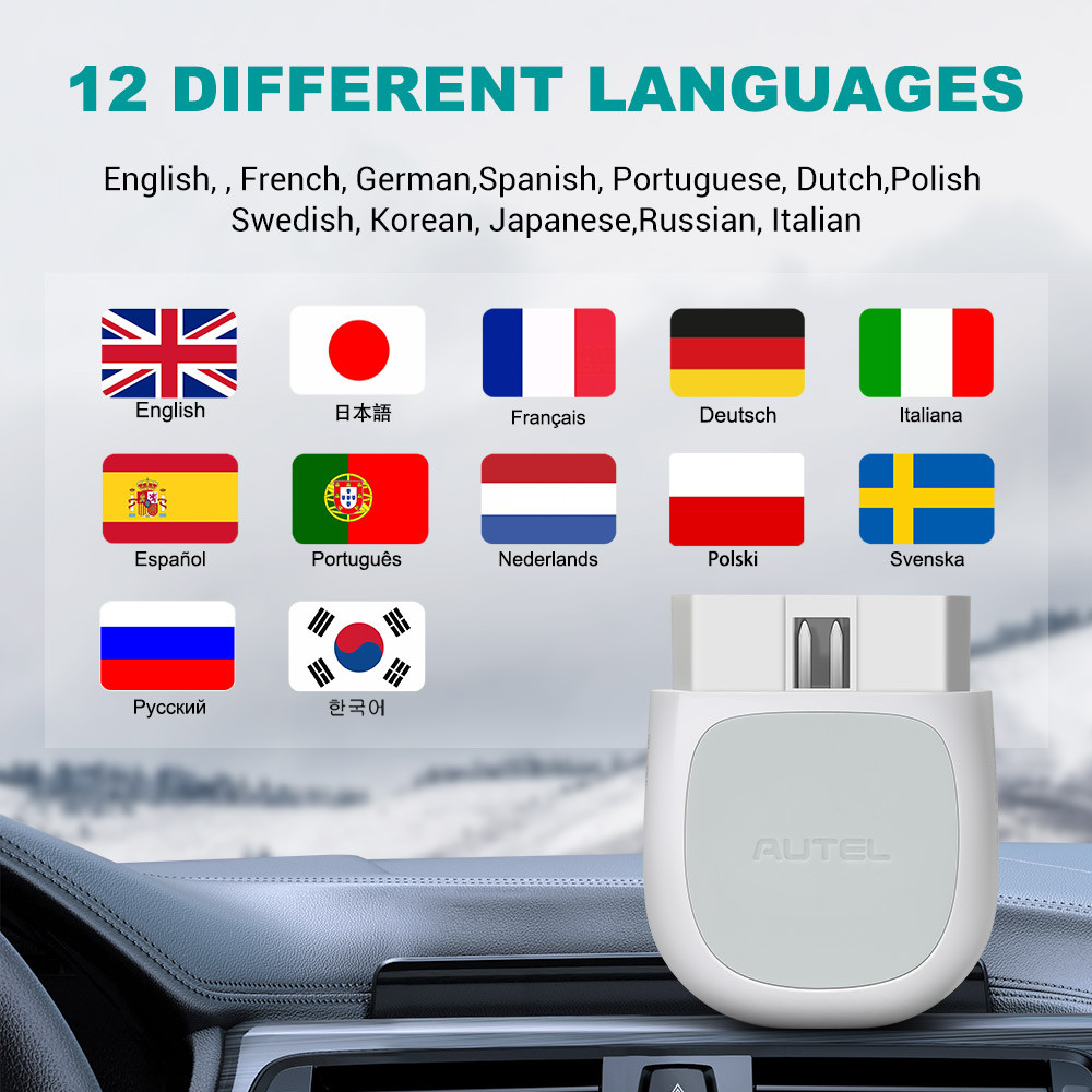 Autel AP200 Bluetooth Scanner Full System Diagnostic Tool Auto Code Reader More 7 Resets Sevice Pk G