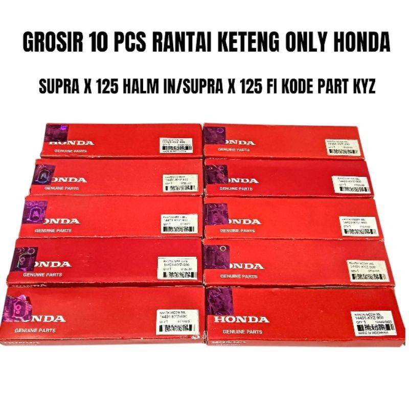 Grosir ( 10 PCS) Rantai Rante Keteng Honda Supra x 125 Halm in Supra x 125 Fi kamprat Keteng kode Pa