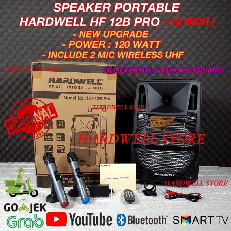 Speaker Portable Meeting 12 Inch Hardwell HF 12B PRO / HF 12 B PRO Original