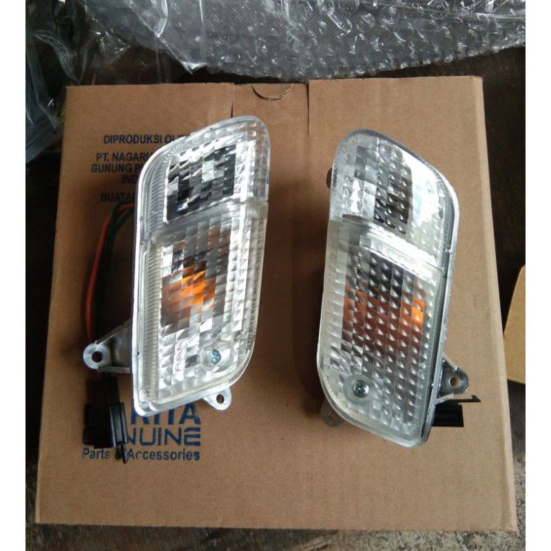 Lampu sein sen depan honda astrea grand mika putih reting grand