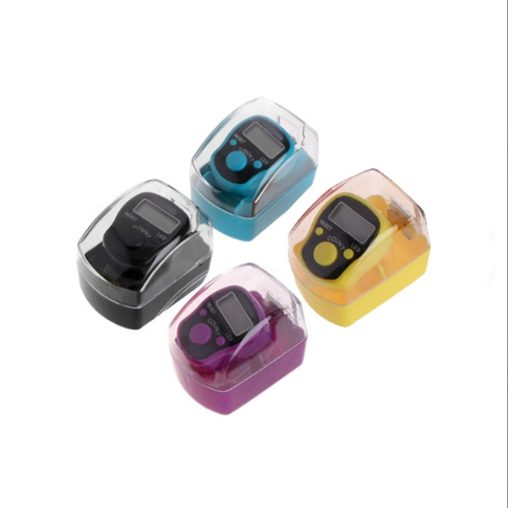 (Free Gift) JOVITEK LED Tasbih Digital Mini Alat Hitung Zikir Tasbeh Digital Finger Dengan Kotak TD0