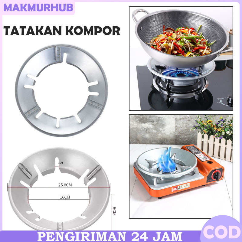Tatakan Kompor Gas/Tatakan Bulet Nampan Dudukan Kompor Gas/Alas Tatakan Cover Kompor Gas Universal