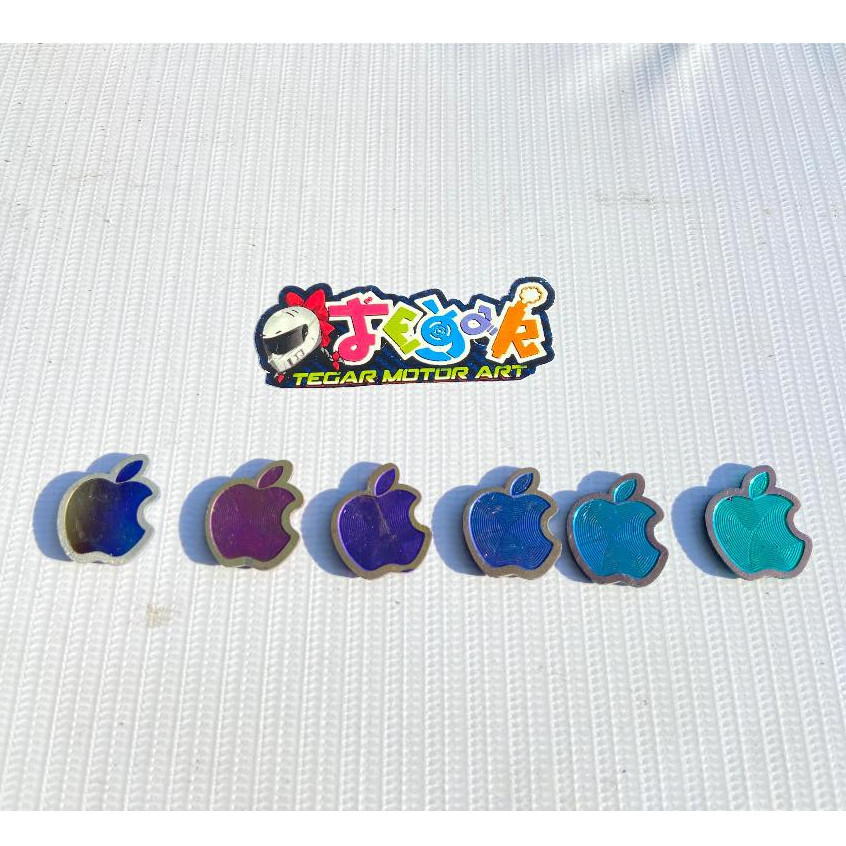 Emblem logo titanium Apple aple iphone