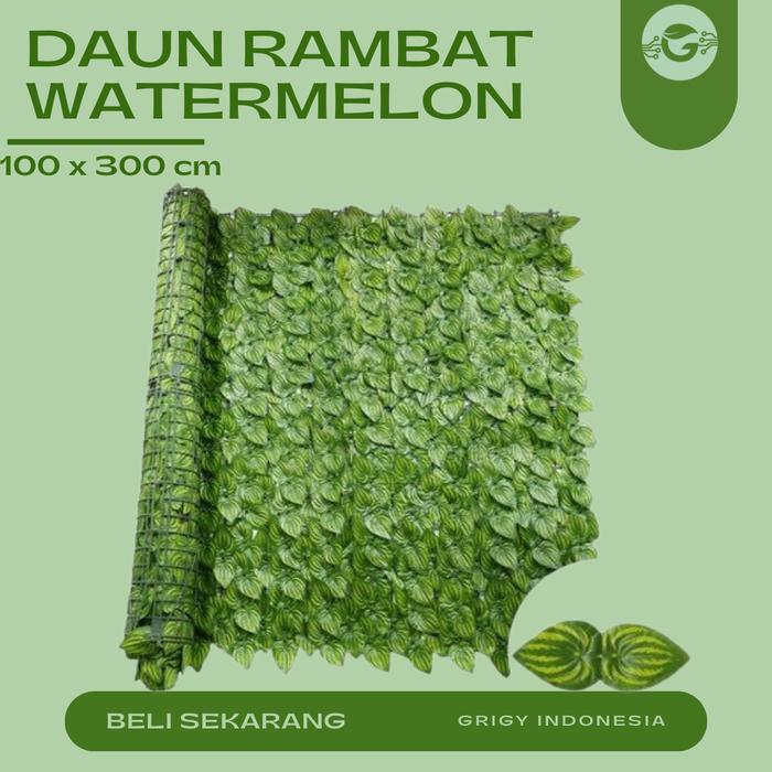 PAGAR TANAMAN RAMBAT SINTETIS WATERMELON DECORATION