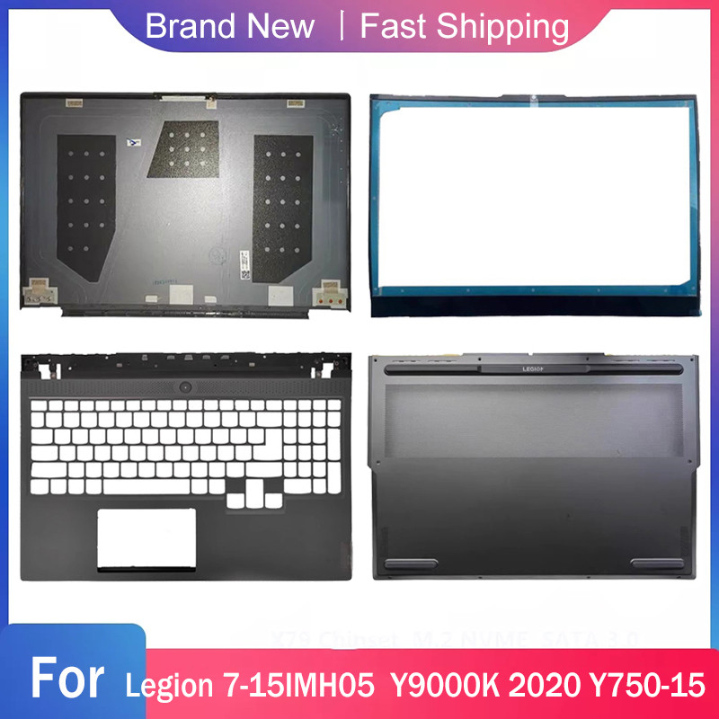 New Bottom Base Case For Lenovo Legion 7-15IMH05 Y9000K 2020 Y750-15 Laptop LCD Back Cover Front Bez