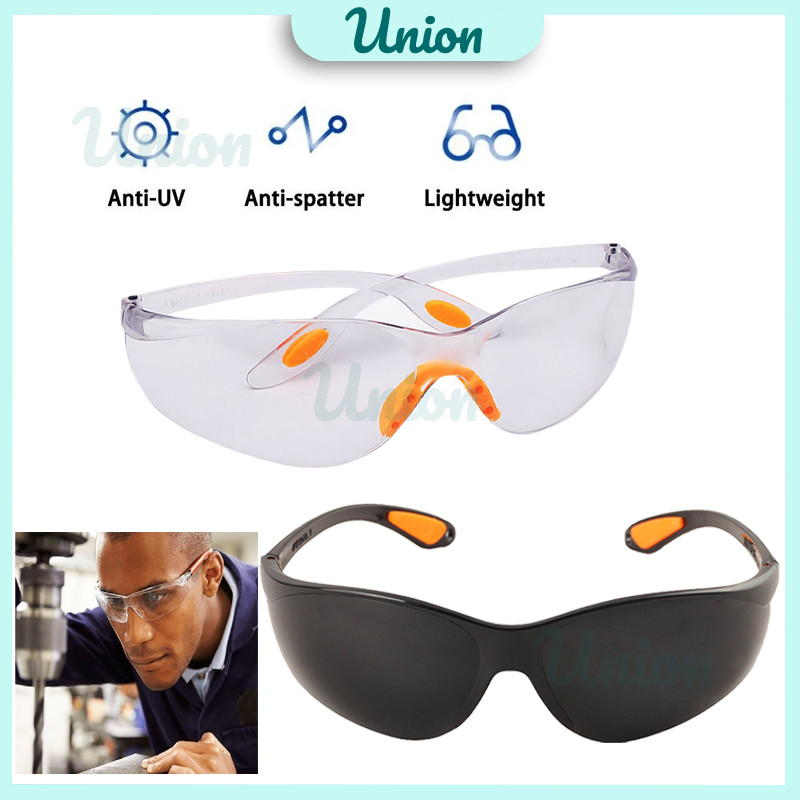 Kacamata Safety Bening Fashion Clear Pelindung Anti Gores