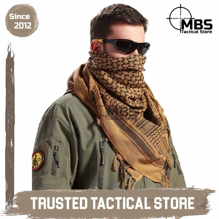 Produk Baru Shemagh Tactical Scarf Sorban Tactical Shemagh Keyfiyah Import Quality Shemagh Army Sorb
