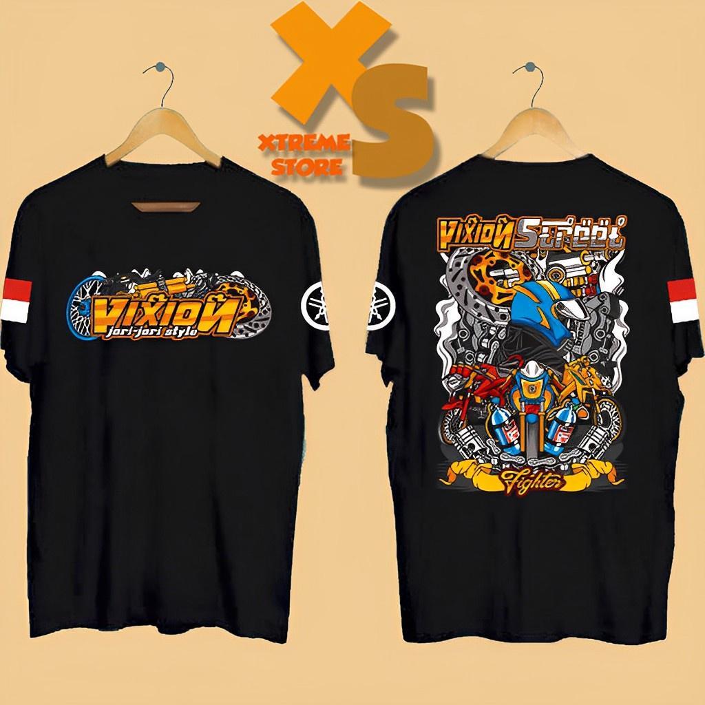 // Kaos Distro Pria VIXION Street Fighter // Xtreme-Store