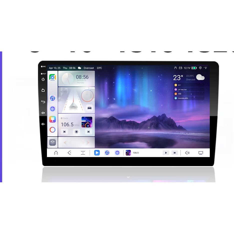 TS18 TS20 7870 8581A Universal 9 10 Inch QLED 2K Screen Android 13 Car Radio Multimedia Video Player