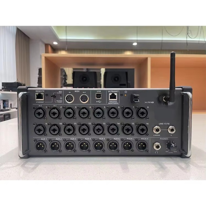 XR18 Music System Digital Mixer With Midas Preamps 18-Channel Speakers Audio System Mixer
