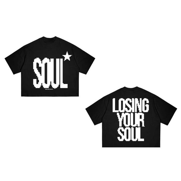 (COD) boxy T-Shirt |  Fit | Soul | Black | Timeless Ccixdjtgpis - BLACK, S