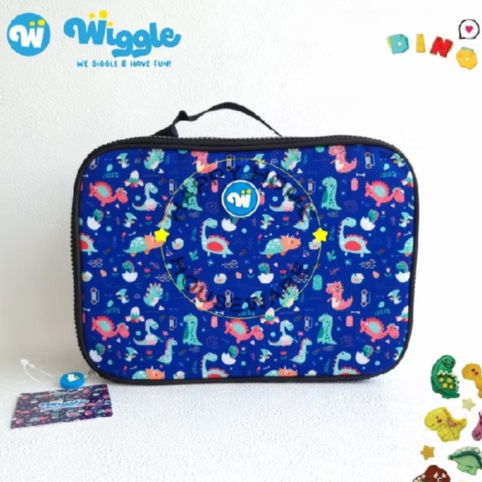 WIGGLE Lunch Bag Kids HELLO DINO | Tempat Bekal | Tas Bekal Selestring