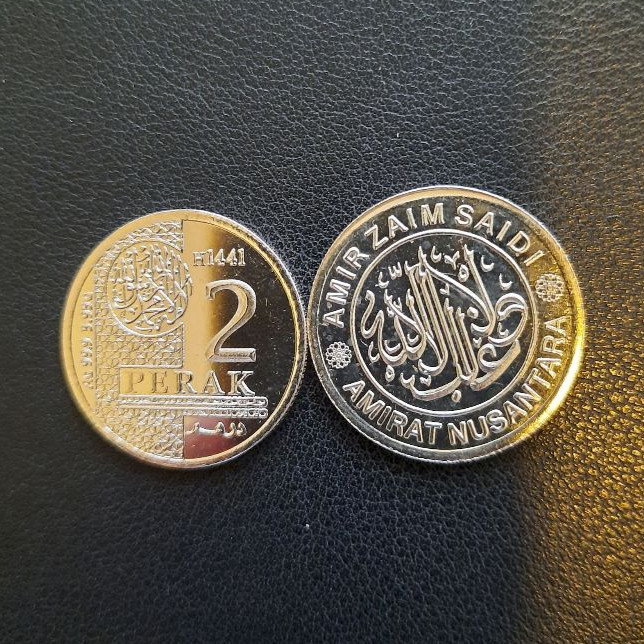 LOGAM MULIA 2 DIRHAM WAKALA AMIR ZAIM KOIN PERAK MURNI SILVER COIN NO ANTAM IMN SALA (SN)