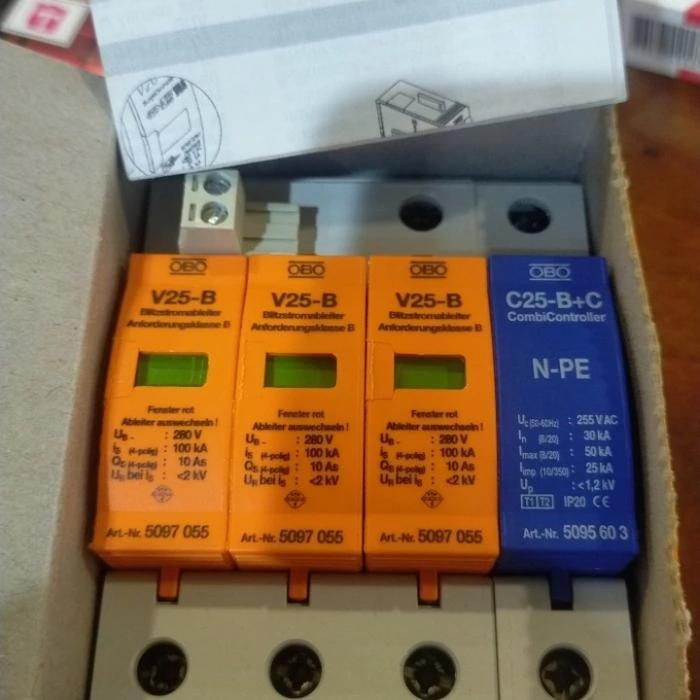 arrester obo v25 3p npe arrester