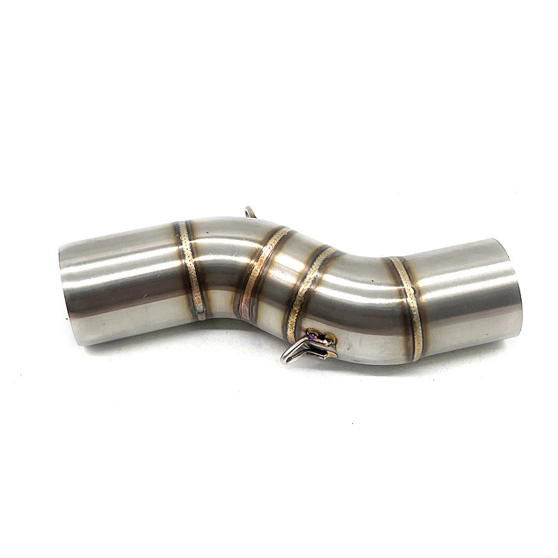 51mm Interface Middle link Pipe Slip-on Motorcycle Exhaust Stainless Steel Connect 51MM Muffler For 