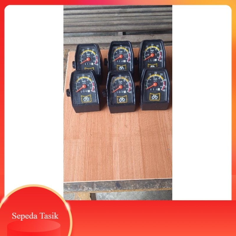 speedometer sepeda balap jadul antiq kotak nos