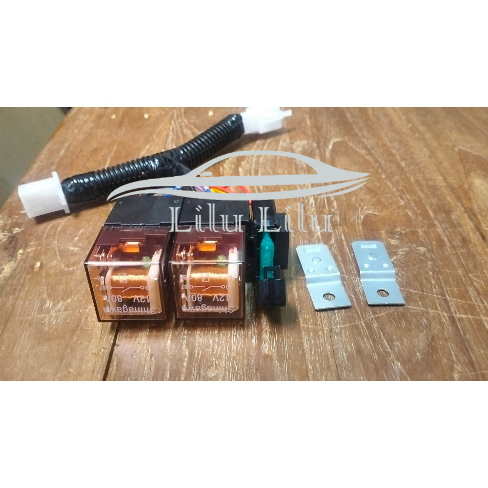 SOKET PNP relay set HEADLAMP biled vario kzr, beat fi, revo absolut Kabel Lampu Saklar