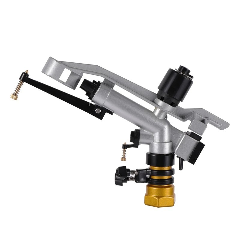 RF - (Dengan 5 Nozzle) Sprinkler Pertanian Sprinkler Big Gun 1.5 Inch Big Rain Jet Gun Penyiram