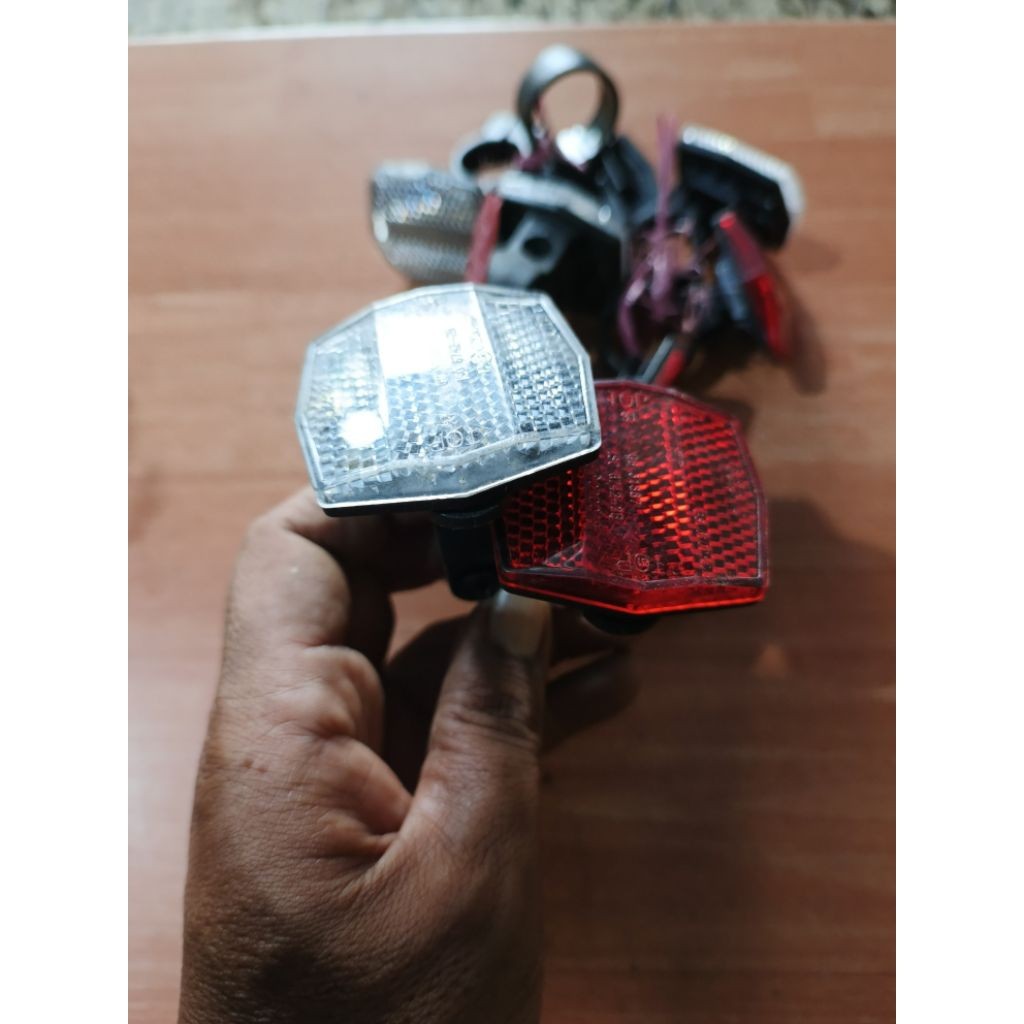 cat eye sepeda mtb depan belakang baru