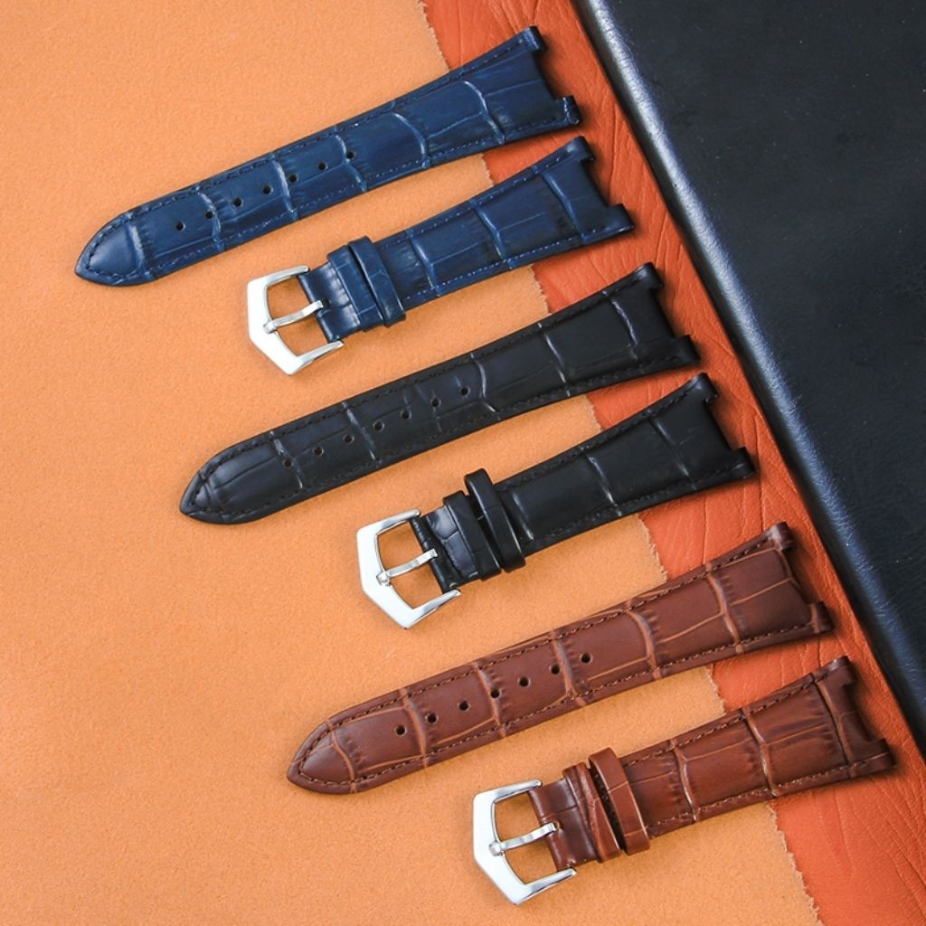 Strap Tali Jam Tangan Kulit Patek Phillipe 5711 5712G Nautilus Watch Strap Genuine Leather For Patek