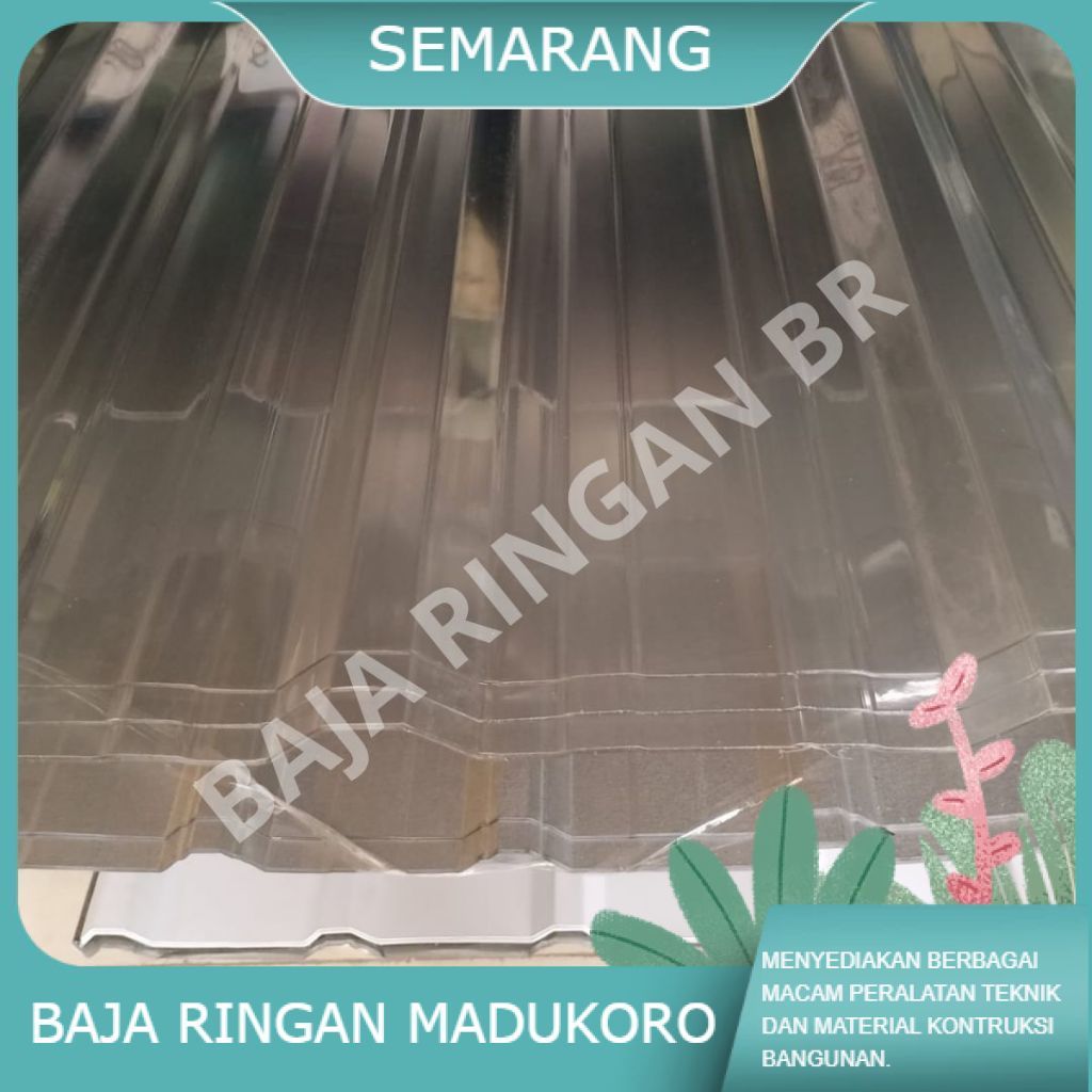 SPANDECK TRANSPARAN CLEAR GALVALUM TRANSPARAN