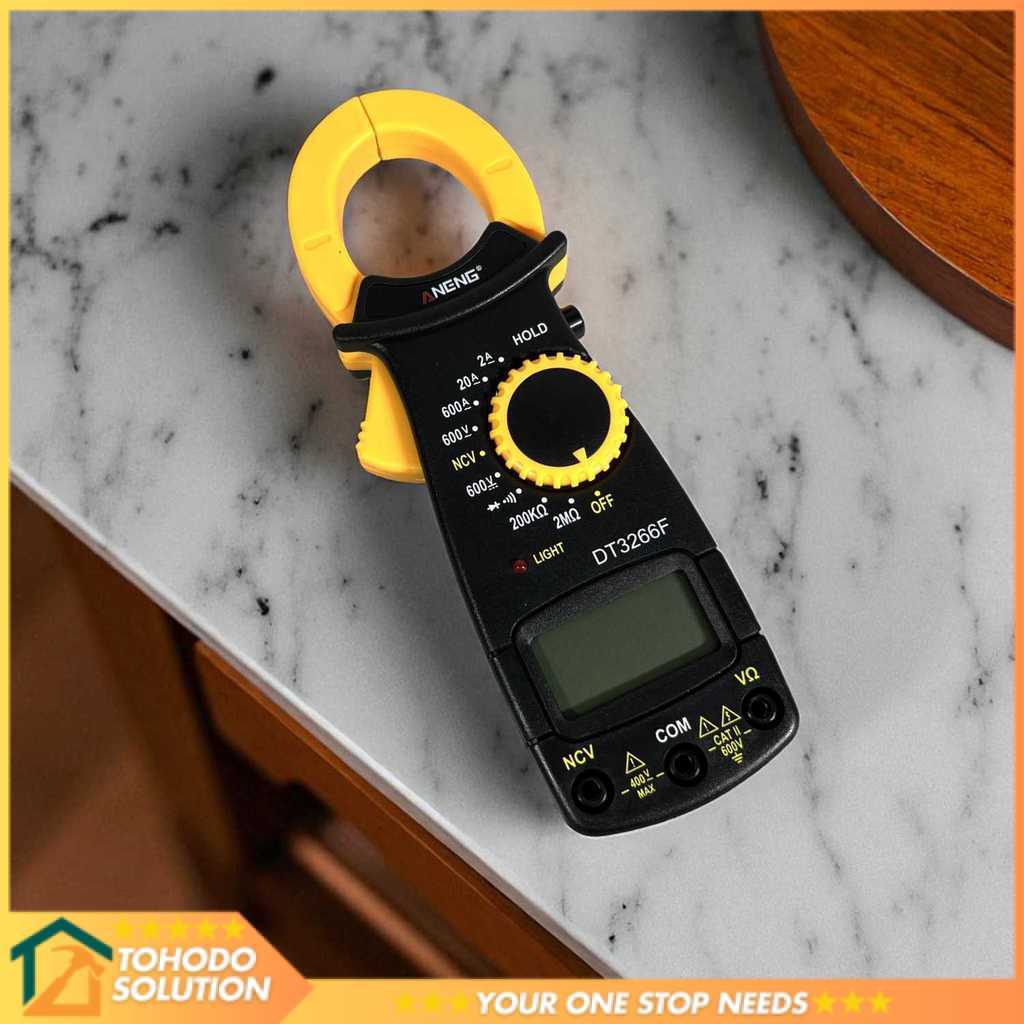 ANENG Digital Multimeter Tang Ampere Voltage NCV Tester Clamp - DT3266F