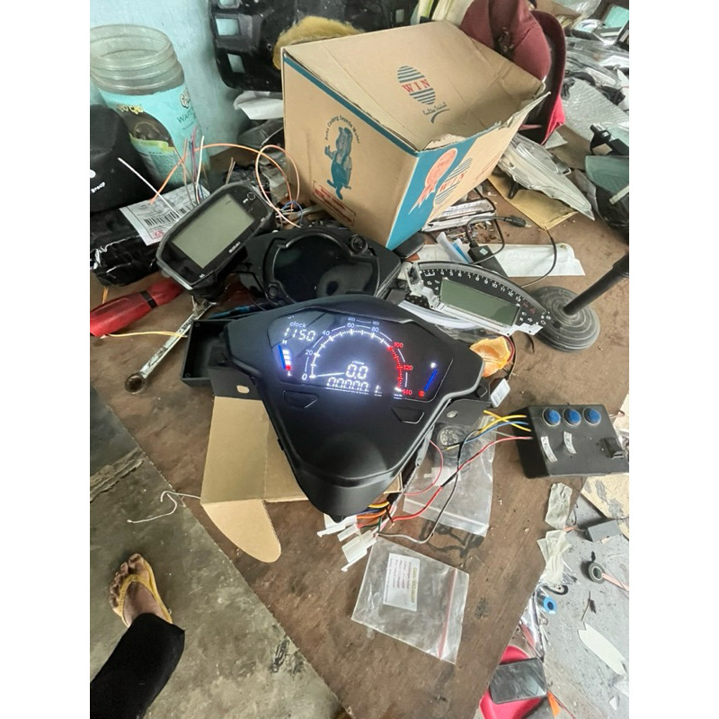 speedometer honda beat karbu custom digital