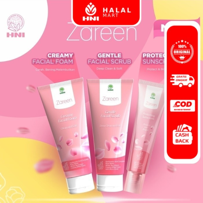 Zareen Skincare - Zareen  -  Skincare  - Essense Toner - Bright Glow Serum - Facial Scrub - Facial F